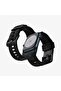 Apple Watch 42mm Seri 12/11/10 Uyumlu Kordon Band Sağlam Bant Mat Siyah - AMP02855 - 2