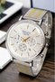 Functions Active Bombe Special Glass Yellow White Men's Wristwatch and Bracelet 168855 - 5