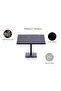 Ristoran Bar Table Square Base - 28 Seater Cocktail Bistro Table for Pub, Living Room-Black - 2