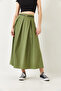 Women's Mint Green Belted Flared Skirt 5000 60261278 - 4