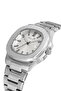 Square Case Men's Wristwatch with Double Clip Calendar Silver Color Pl-0960E5X
