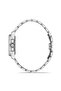 Square Case Men's Wrist Watch with Double Clip Calendar Silver Grey Color Pl-0960E6X - 4