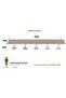 Ristoran 500PE-600 20 Seater Square Modular Pantry Table - Linen - 4
