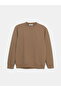 Crew Neck Long Sleeve Men's Sweatshirt - 5