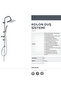 Luna Bathroom Faucet and Sh630 Overhead Shower System - 7