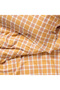 Viseu Mustard Yellow Double Cotton Duvet Cover Set - 4