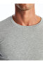 Create Your Style with Uzg Store Grey Crew Neck Long Sleeve Combed Cotton Men's T-Shirt - 3