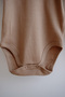 3-Piece Cotton Camisole Short Sleeve Bodysuit Set Stone/Ecru/Tile - 8