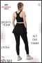 Women's 2-Piece Set High Waist Shorts Leggings & Padded Sports Crop Fitness Running Sportswear Sea Pool Beach 3104 - 8