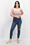 Women Sweetheart Neck Strapless Solid Crop Top, Lavender - 4