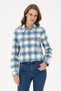 Cotton Wool Blended Soft Texture Checked Shirt