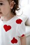 100% Cotton Heart Baby and Kids Shorts Pajama Set - 3