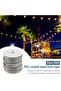 15M Set 15/30M Stainless Steel Cable Rope PVC Coated Garden Cable Guardrail Ropes Multifunction Rail - 3