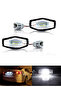 WHITE iJDM Xenon White OEM-Fit LED License Plate Light For Acura MDX RL TL TSX ILX For Honda Civic A - 8