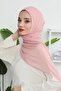 شال شيفون عملي يمكن ارتداؤه بدون إبر، بودرة، PS-11 - 3