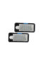 WHITE 6000K ANGRONG 18 SMD White LED License Number Plate Light Tail Lamp For Audi A3 A4 A6 S6 A8 Q7 - 3