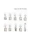 10pcs 10Pcs Bulb 12V 3W T6.5 Car Dashboard Instrument Panel Light Indicator Light Automotive Product - 8