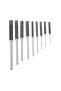 9 Pieces Roll Pin Punch Set Steel Punches Hand Pin Removing Tool with Carrying Case for Jewelers ... - 4