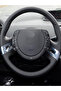 2Pcs ABS Chrome Car Steering Wheel Cover Sticker Trim for Citroen C4 Classic 2012 2013 2014 2015 ... - 6