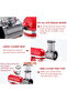 ملحق تقطيع وبرش لخلاط KitchenAid الثابت مع 5 شفرات - 3