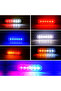 Amber Yellow 1x Truck 12V 24V 6smd LED Strobe Warning Light Strobe Grille Flashing Lightbar Car Beac - 6