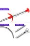 Flexible Grabber Claw Pick Up Reacher Tool 160cm Spring Pipe Dredging Tools Household for Kitchen... - 4