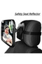 TM13-0001-Bk Adjustable Wide Car Rear Seat View Mirror Baby/Child Seat Car Safety Mirror Monitor Hea