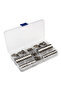 80pcs Stainless Steel Ear Stepless Clamp Worm Drive Fuel Water Hose Pipe Clamps Clips Cinch Clamp... - 7