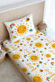 Single Fitted Sheet Set - for Baby Series - Laughing Pastel Sun - 3