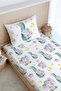 Single Elastic Sheet Set - for Baby Series - Pink Elephant Sleeping in a Hose - 3