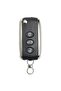 No logo 3 Buttons Folding Flip Remote Auto Car Key Shell Case Cover for Bentley Mulsanne Hurtling... - 5
