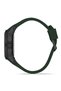 Rubber Band Metal Case Men Wrist Watch Green Black Color Pl-0974E3X - 5