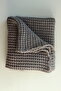 Extra Soft Waffle Baby Blanket - 100% Organic Cotton Gots Certified - 85X80 cm