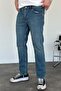 Men's Regular Fit Lycra Stretchy Blue Jean Jeans Pants Ke-673 - 2