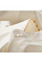 Mino Ecru E.King Size Cotton Satin Duvet Cover Set - 3