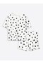 LCW Kids Crew Neck Girl's Pajamas Set with Shorts - 2