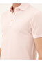 Pink Slim Fit Polo Collar Mercerized T-shirt 50284769-VR050 - 7