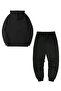 Unisex Hooded 2 Thread Winter Thick Basic Tracksuit Set - 5