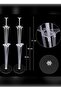 2 Pieces Balloon Decoration Stand Double Set with 7 Sticks Pedestal Balloon Stand - 2