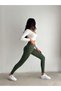 Piece Detailed Licra Flexible Recovery Sports Leggings - 5