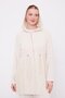 Stone Hooded Waist Rope Drawstring Double Set - 3