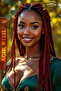 شعر صناعي لتضفير الشعر الأفريقي Rasta وBox Braid - أحمر فاتح - 4