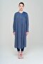 Crew Neck Long Tunic BLUE 9827 - 2