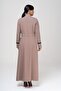 Lined Overcoat with Judge Collar Garnish and Accessory Detail MINK 6550 - 6