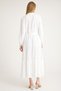Gerafftes Chiffonkleid WEISS 9230-E - 8