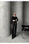 Leather-Look Wide-Leg Pants BLACK 7564 - 5