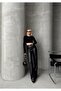 Leather-Look Wide-Leg Pants BLACK 7564 - 4