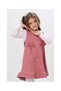 İncilay Kids - 8-12 Years Old Girls Suede Shirt with Side Ribbons - 2
