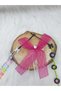 3-Piece Buckle Set-Kids Gift-Fancy Buckle-Hair Bead-Hair Cuffs-Handmade