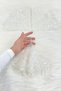 White Bride Groom Handkerchief, Sequin Sequin Pearl and Crystal Stone Detail, Wedding Henna Circumcision Promise Engagement Halay